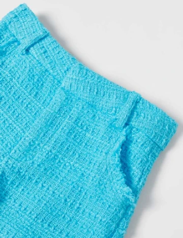 Pantaloni scurti Zara, albastru Albastru