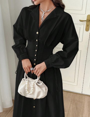 Rochie lunga SHEIN, negru