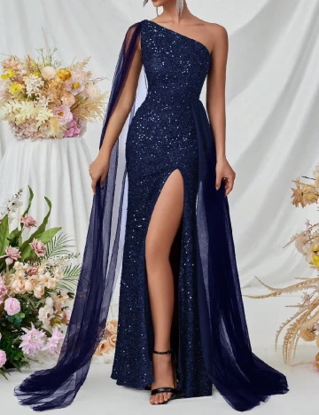 Rochie lunga SHEIN, bleumarin