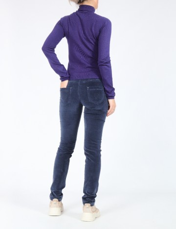 Pantaloni Zra, albastru