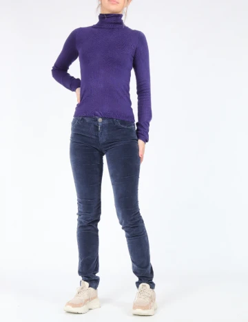 Pantaloni Zra, albastru