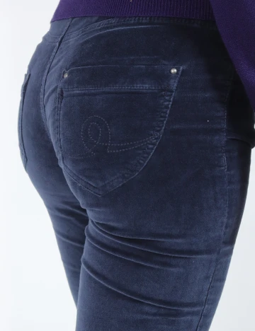 Pantaloni Zra, albastru