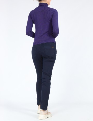 Pantaloni Zra, bleumarin