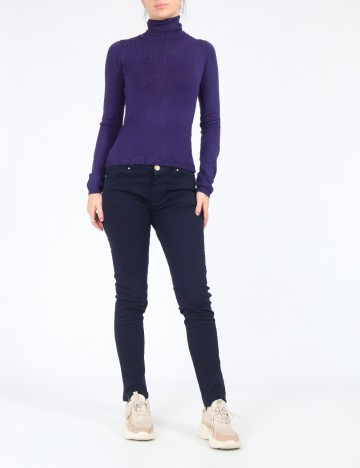 Pantaloni Zra, bleumarin