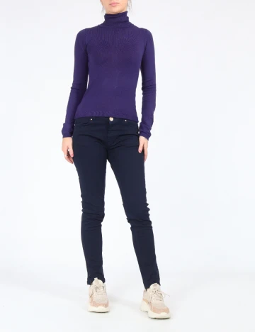 Pantaloni Zra, bleumarin