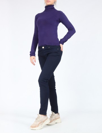 Pantaloni Zra, bleumarin