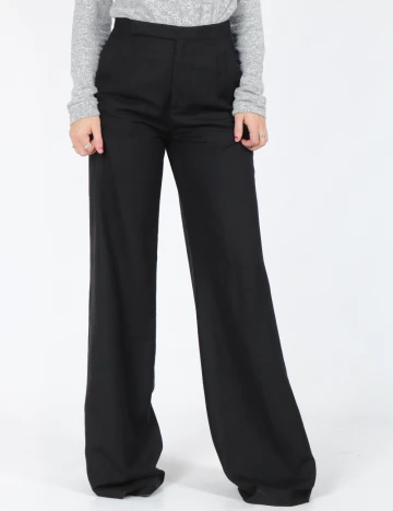Pantaloni Zra, negru