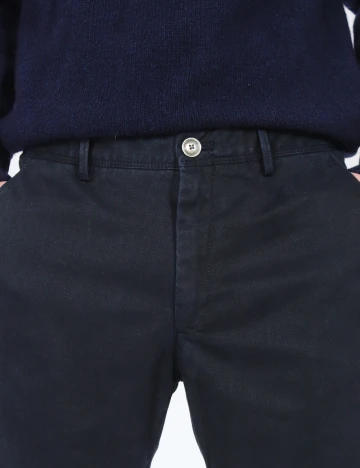 Pantaloni Massimo Dutti, bleumarin Albastru