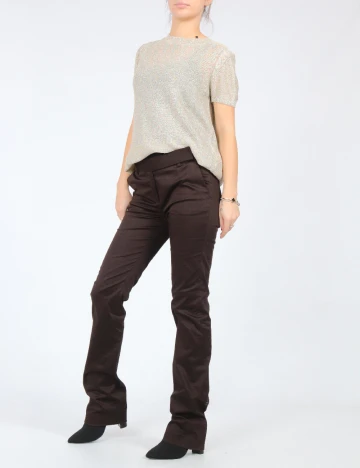 Pantaloni Zra, maro