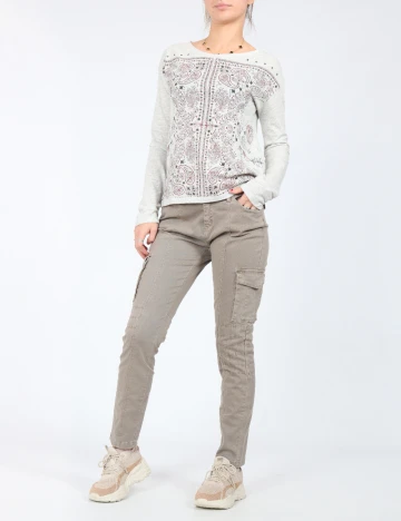 Pantaloni Zara, gri Gri