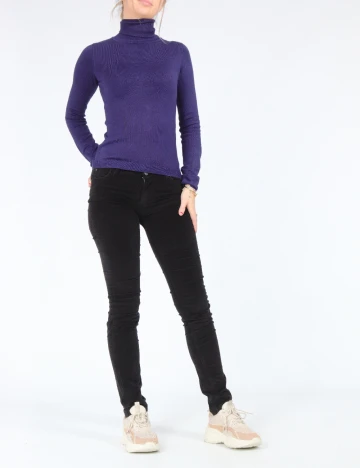 Pantaloni Zra, negru