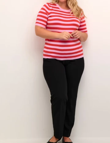 Bluza Kaffe Curve, rosu/roz