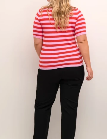 Bluza Kaffe Curve, rosu/roz