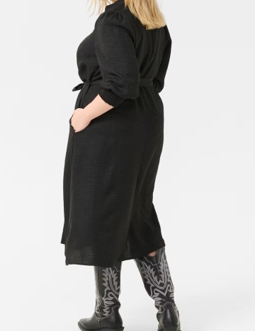 Rochie medie Kaffe Curve, negru