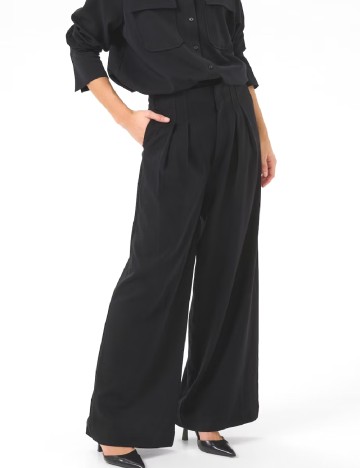 Pantaloni My Essential Wardrobe, gri inchis