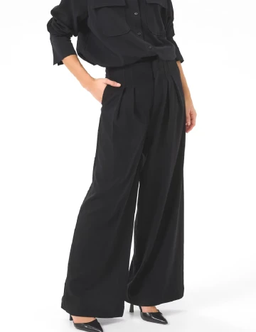 Pantaloni My Essential Wardrobe, gri inchis