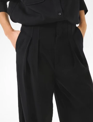 Pantaloni My Essential Wardrobe, gri inchis