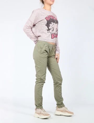 Pantaloni Bershka, verde