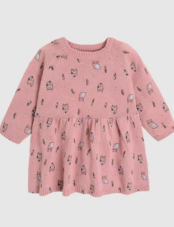 Rochie Cool Club, roz