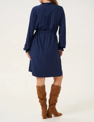 Rochie scurta Cream, bleumarin