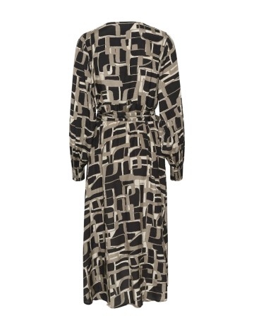 Rochie lunga Kaffe Curve, mix culori