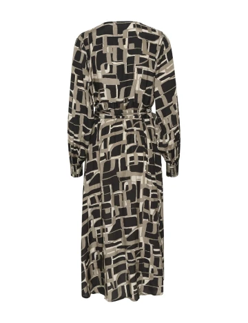 Rochie lunga Kaffe Curve, mix culori