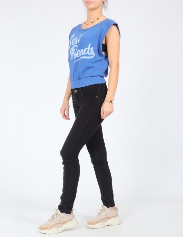 Pantaloni Zra, negru