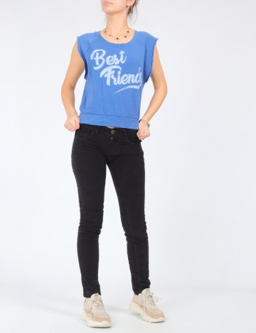 Pantaloni Zra, negru