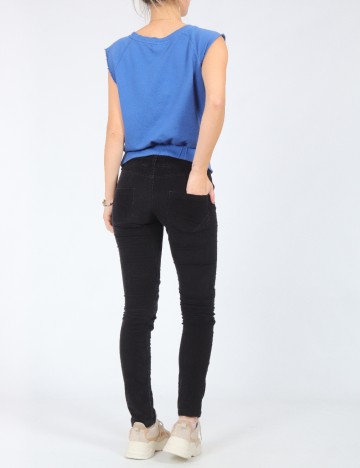 Pantaloni Zra, negru