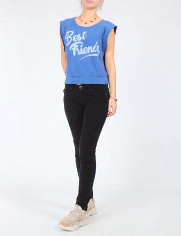 Pantaloni Zra, negru