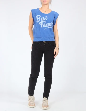 Pantaloni Zra, negru Negru