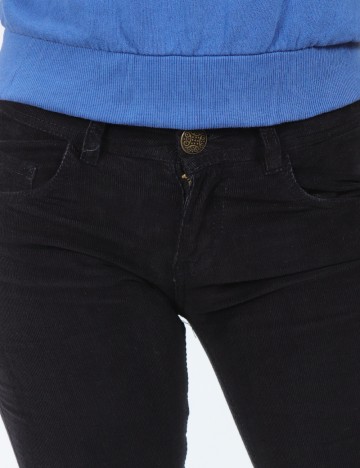 Pantaloni Zra, negru