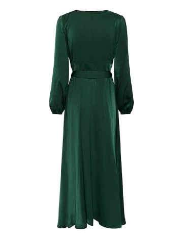 Rochie lunga Cream, verde