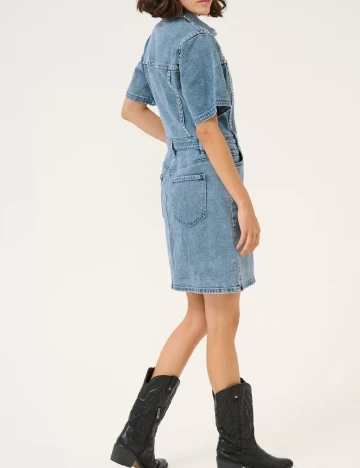 Rochie scurta Kaffe, albastru