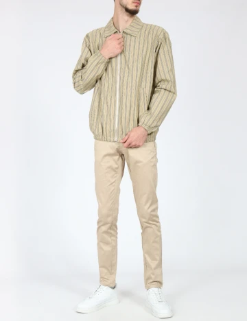 Pantaloni Zara, bej Crem