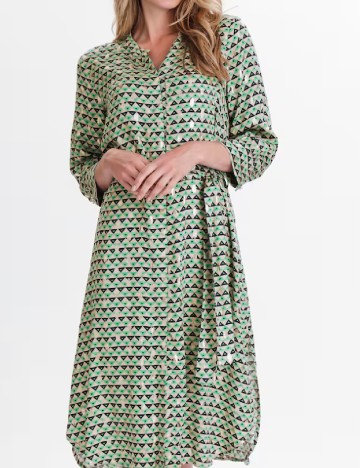 Rochie medie Culture, verde