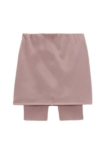 Fusta pantalon Zra, roz pudra