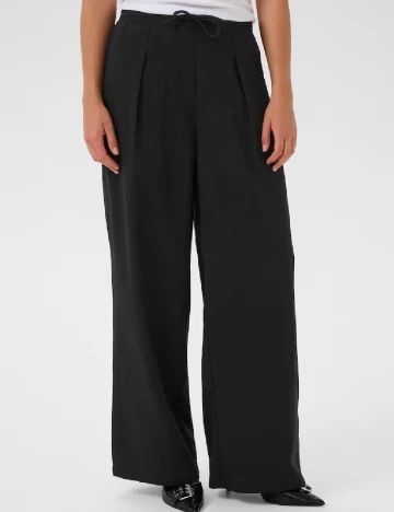 Pantaloni Kaffe, negru