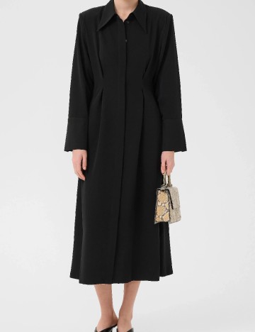 
						Rochie lunga Gestuz, negru