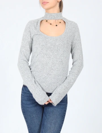 Bluza Bershka, gri Gri