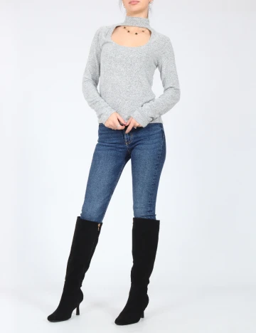 Bluza Bershka, gri Gri