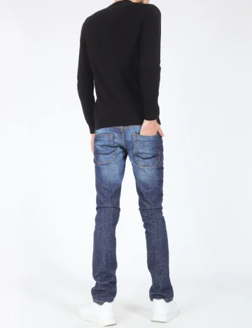 Blugi Bershka, albastru Albastru