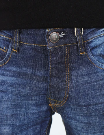 Blugi Bershka, albastru Albastru