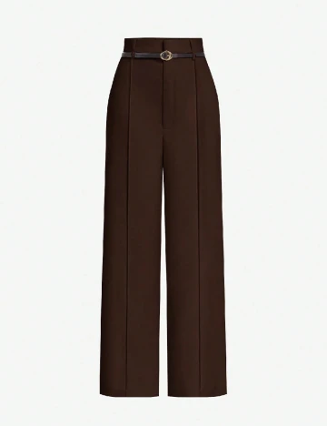 Pantaloni SHEIN, maro inchis