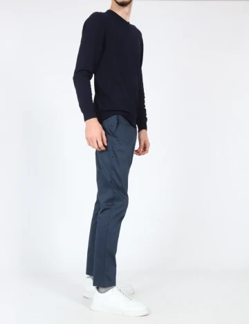 Pantaloni Zara, bleumarin Albastru