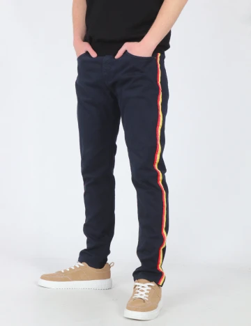 Pantaloni Zara, bleumarin Albastru