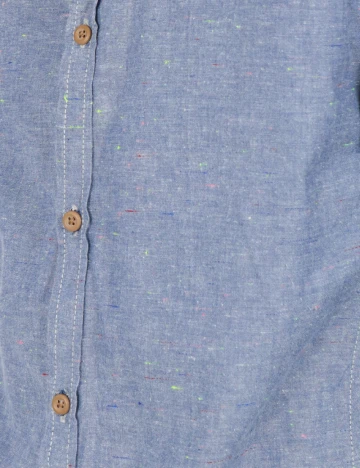 Camasa Bershka, albastru Albastru