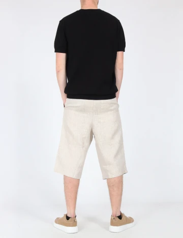 Pantaloni scurti Zara, bej Crem