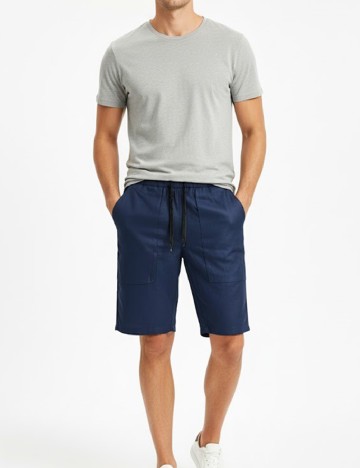 
						Pantaloni scurti Zara, bleumarin