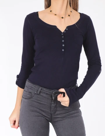 Bluza Bershka, bleumarin